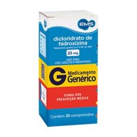 Hidroxizina 25mg 30cp