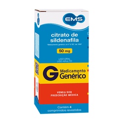 Sildenafila 50mg 4cp - Gen Ems