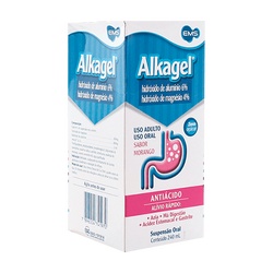 Alkagel Morango Susp.oral Fr 240ml
