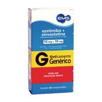 Ezetimiba + Sinv 10/10mg 30cpr - Ems