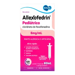 Allexofedrin Ped 6mg/ml 60ml - Venceu