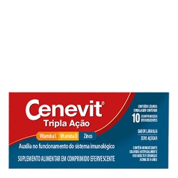 Cenevit Tripla Acao 10cpr
