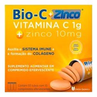 Bio C 03 Tubos Zinco 30cp Uq Eferv