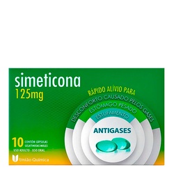 Simeticona 125mg 10caps - Uniao Quimica