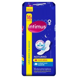 Abs Intimus Noite Suave C/abas 16un