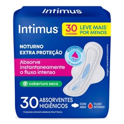 Abs Intimus Noite Seca C/abas 30un