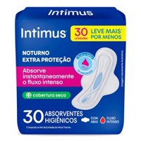 Abs Intimus Noite Seca C/abas 30un