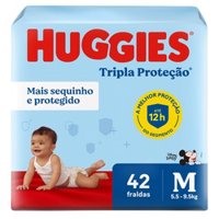 Fr Huggies Tripla Protecao Mega M 42un