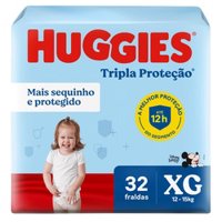 Fr Huggies Tripla Protecao Mega Xg 32un