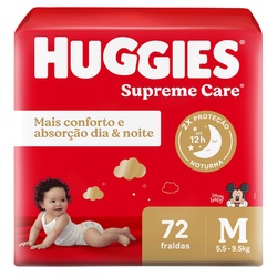 Fr Huggies Supreme M Hiper 72un
