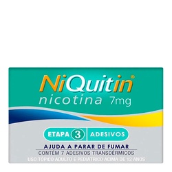 Niquitin 7mg 7 Adesivos