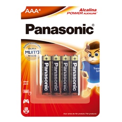 Pilha Panasonic Aaa4 Power Alcaline C/4