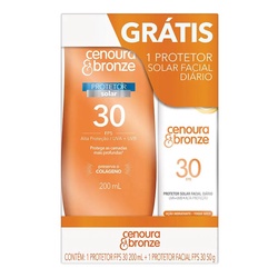 Cenoura _ Bronze Kit Protfps30+pro Faci