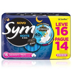 Abs Sym Noite E Dia Suave C/abas 16un