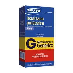 Losartana 50mg 30cp - Gen Teuto