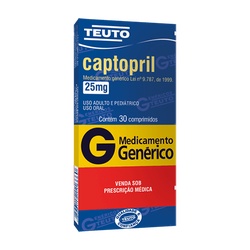 Captopril 25mg 30cpr