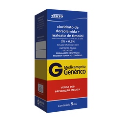 Dorzolamida + Timolol 5ml Teuto