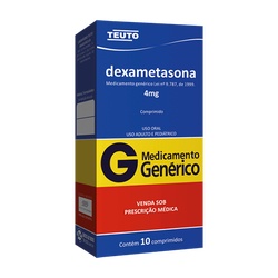 Dexametasona 4mg 10cpr - Teuto