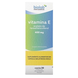 Vitamina E 400mg 30caps - Venceu 01-25