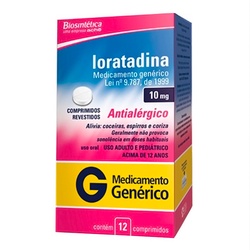 Loratadina 10mg 12cp - Gen Bios