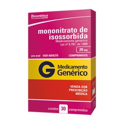 Isossorbida 20mg 30cp - Gen Bios