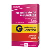 Isossorbida 20mg 30cp - Gen Bios