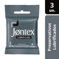 Preservativo Jontex Lubrificado 3un