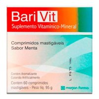 Barivit Supl Vitam-miner 60cp Mast Menta