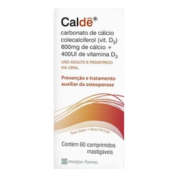 Calde 600mg 60cp Mastigavel