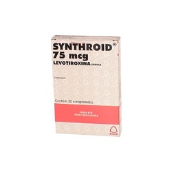 Synthroid 75mcg 30 Cprs