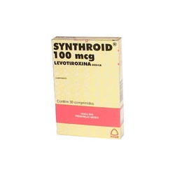 Synthroid 100mcg 30 Cp