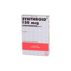 Synthroid 150mcg 30cpr - Venceu 05-25