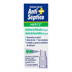 Anti Septico Aneste Spray 50 Ml Hertz
