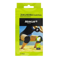 Joelheira Elastica Mercur Preta Tam P