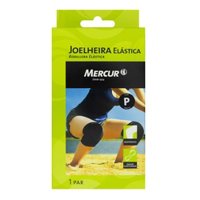 Joelheira Elastica Mercur Preta Tam P