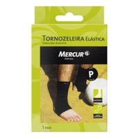 Tornozeleira Elastica Mercur Preta Tam P