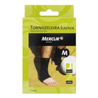Tornozeleira Elastica Mercur Preta Tam M