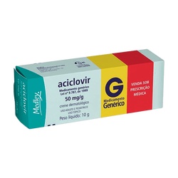 Aciclovir Creme 10g - Medley