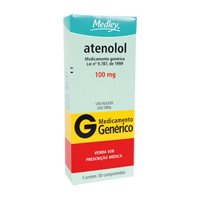 Atenolol 100mg 30cpr - Medley