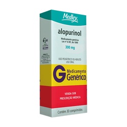 Alopurinol 300mg 30cpr - Medley