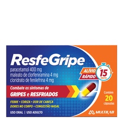 Resfegripe 20cpr
