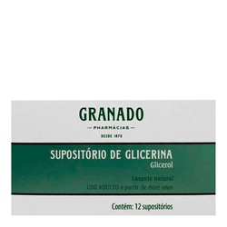 Supositorio Glicerina Adulto 12un - Gran
