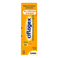 Ciflogex Spray C/30 Ml Mel - Venceu