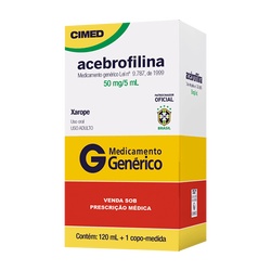 Acebrofilina 50mg Ad 120ml - Cimed
