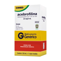 Acebrofilina 25mg Inf 120ml Venceu 07-24