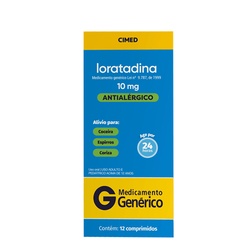 Loratadina 10mg 12cp - Cimed