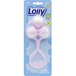 Chocalho Tip Rosa Lolly