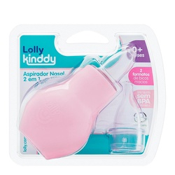 Aspirador Nasal Lolly Baby Rosa