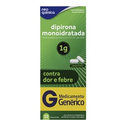 Dipirona 1g 10cpr - Neo Quimica
