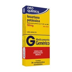 Losartana 50mg 30cp - Neo Quimica